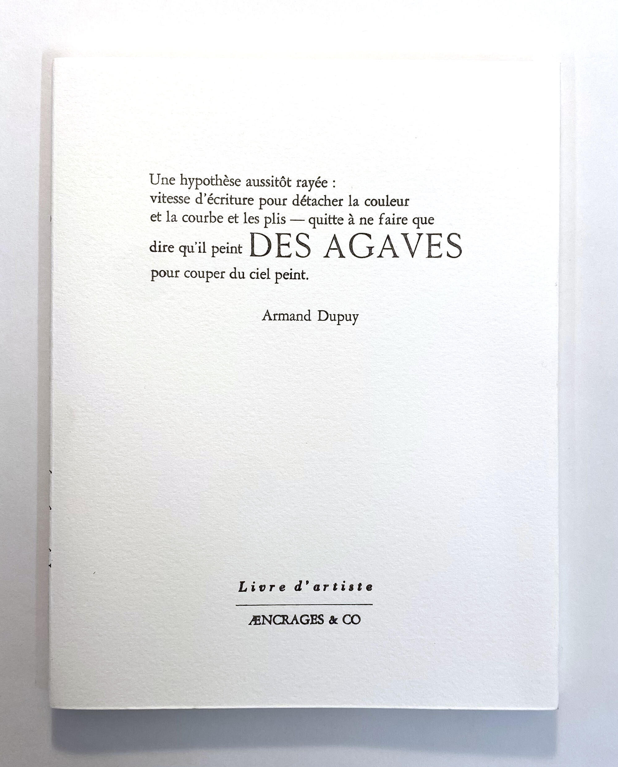 des agaves