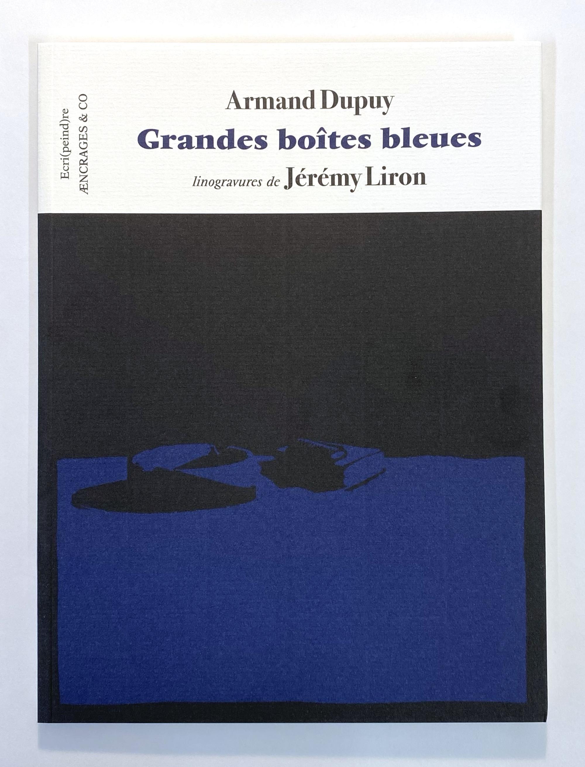Grandes boîtes bleues