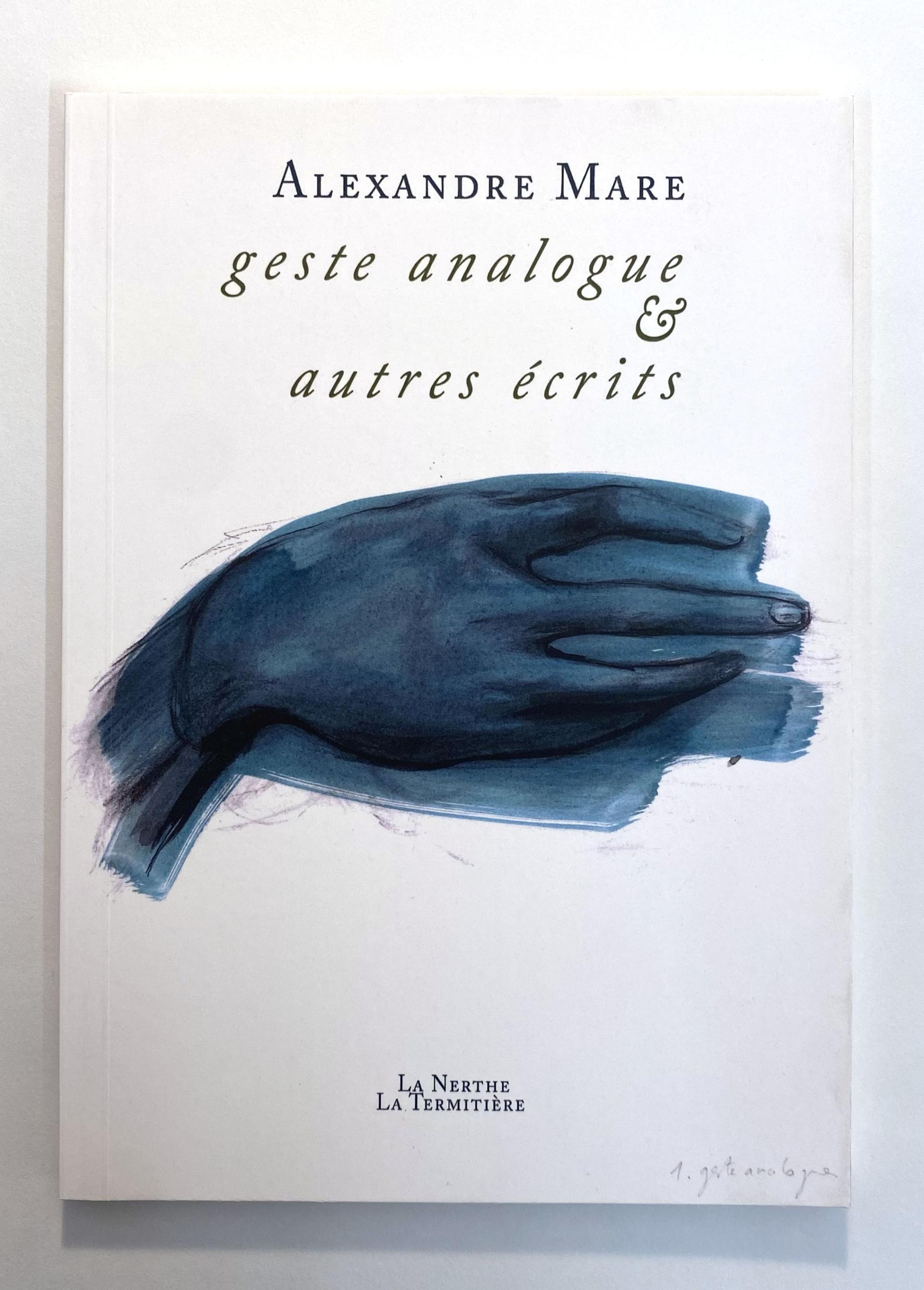 Geste analogue & autres écrits