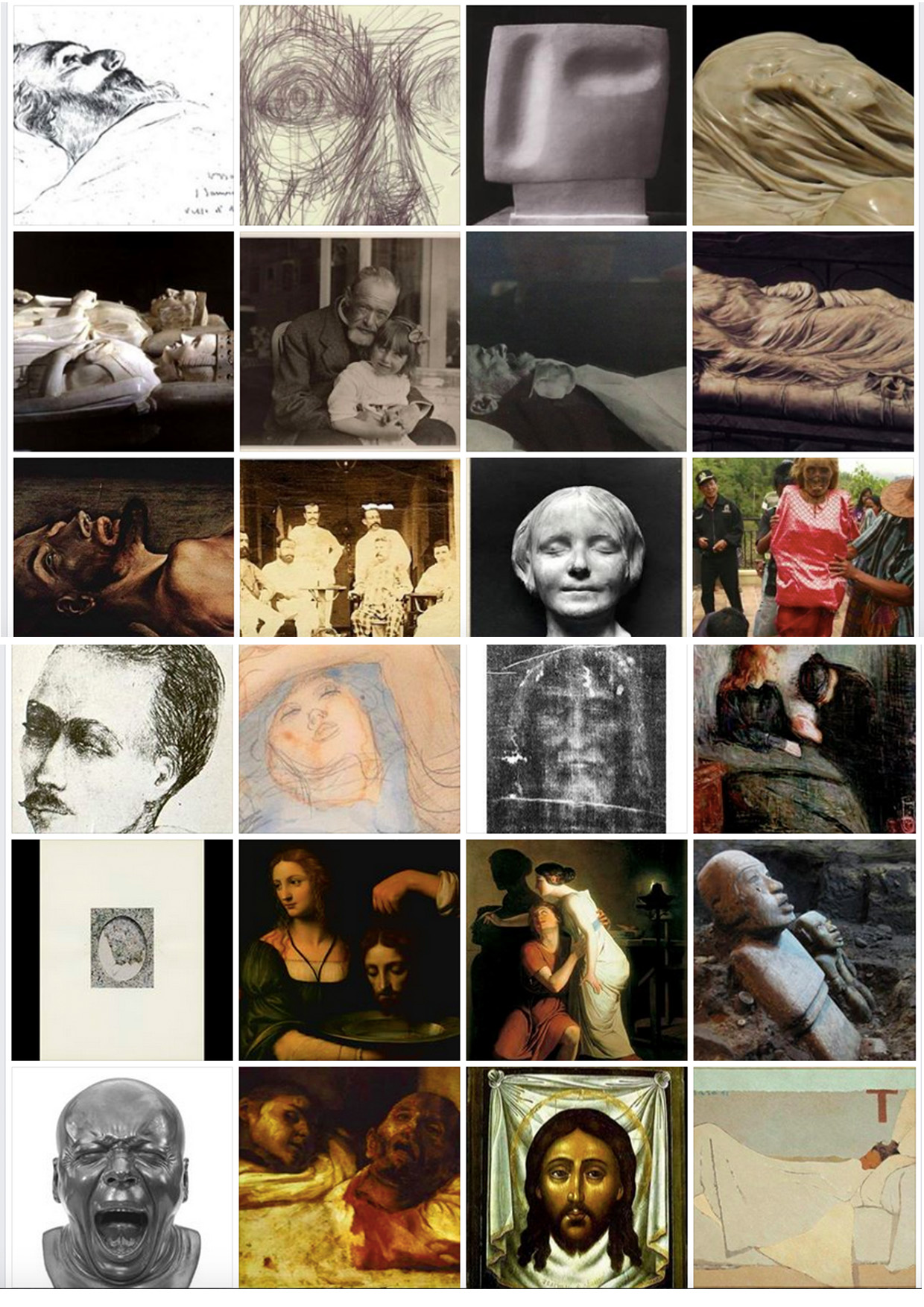 Notes sur le visage & archives