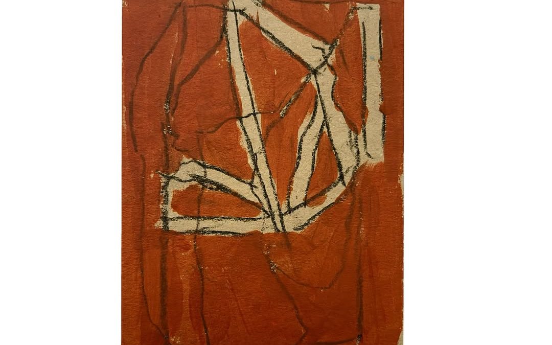 Sur autour après à partir de / une peinture de Vincent Hawkins